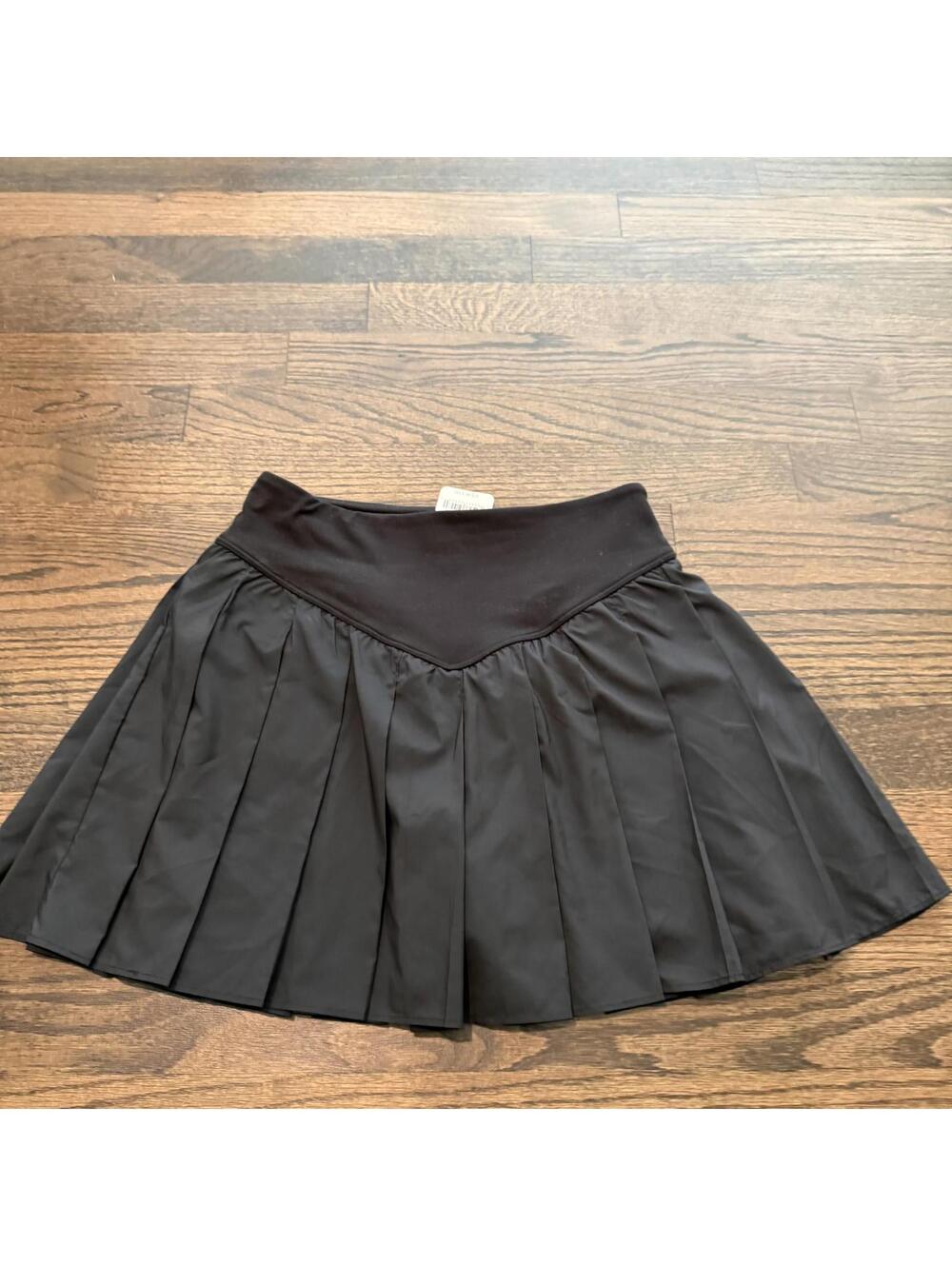NWOT Free People x FP Movement Swing of Things Black Athletic Skort